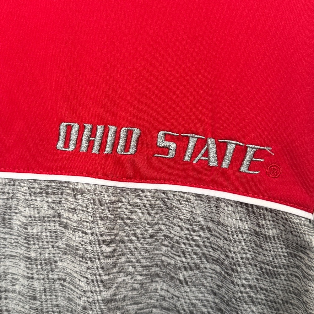 OHIO STATE BUCKEYES Polo Shirt Mens Large Short Sleeve Colosseum Adult - Picture 6 of 9